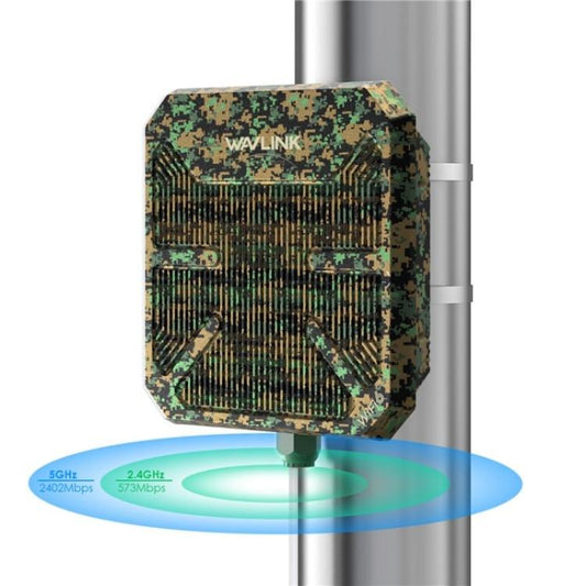 WAVLINK WN573HP3 Built-In 12dBi Directional Antenna Outdoor AX3000 Dual Band Repeater
