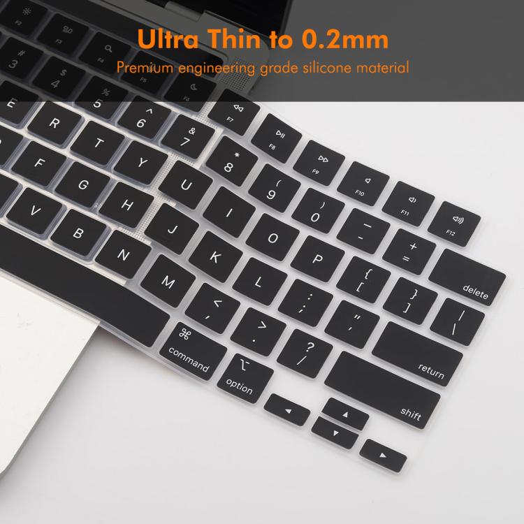 ENKAY US Version Keyboard Cover Soft Silicone Protective Film, For MacBook Pro 14.2 / Pro 16.2 / Air 13.6 / Air 15.3, For MacBook Pro 13.3 (A2289/A2338) / Pro 16 (A2141)