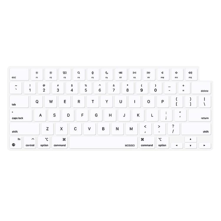 ENKAY US Version Keyboard Cover Soft Silicone Protective Film, For MacBook Pro 14.2 / Pro 16.2 / Air 13.6 / Air 15.3, For MacBook Pro 13.3 (A2289/A2338) / Pro 16 (A2141)