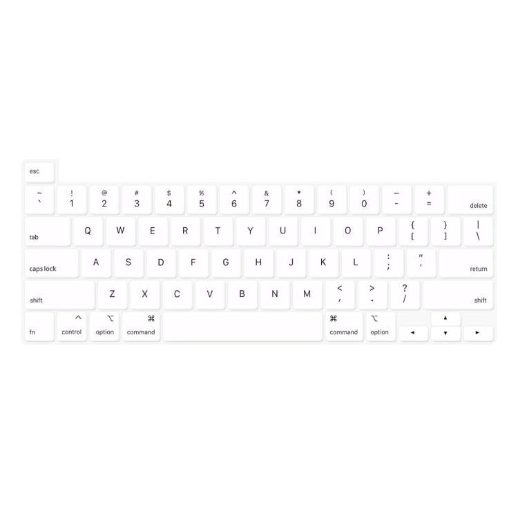 ENKAY US Version Keyboard Cover Soft Silicone Protective Film, For MacBook Pro 14.2 / Pro 16.2 / Air 13.6 / Air 15.3, For MacBook Pro 13.3 (A2289/A2338) / Pro 16 (A2141)