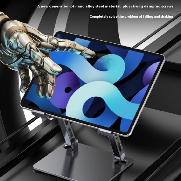 J26S Adjustable Foldable Desktop Tablet Alloy Steel Metal Stand