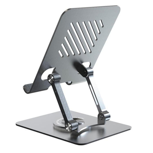 L8 2 in 1 360 Degree Rotating Foldable Desktop Phone Tablet Metal Cooling Holder