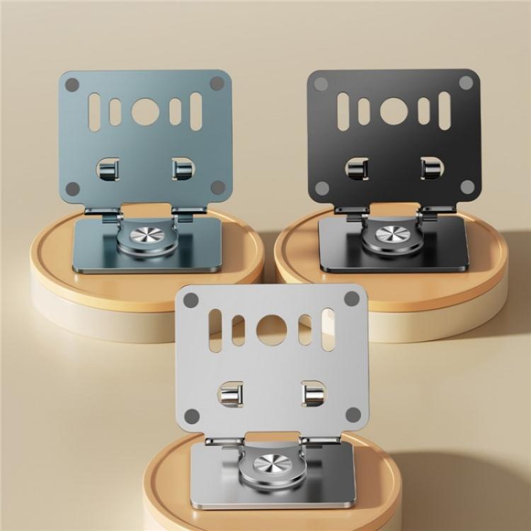 J58 Dual Rod Support Alloy Steel Foldable Rotating Tablet Holder, J58