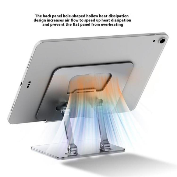 J18S 360 Degree Rotation Desktop Phone Tablet Alloy Steel Holder, J18S