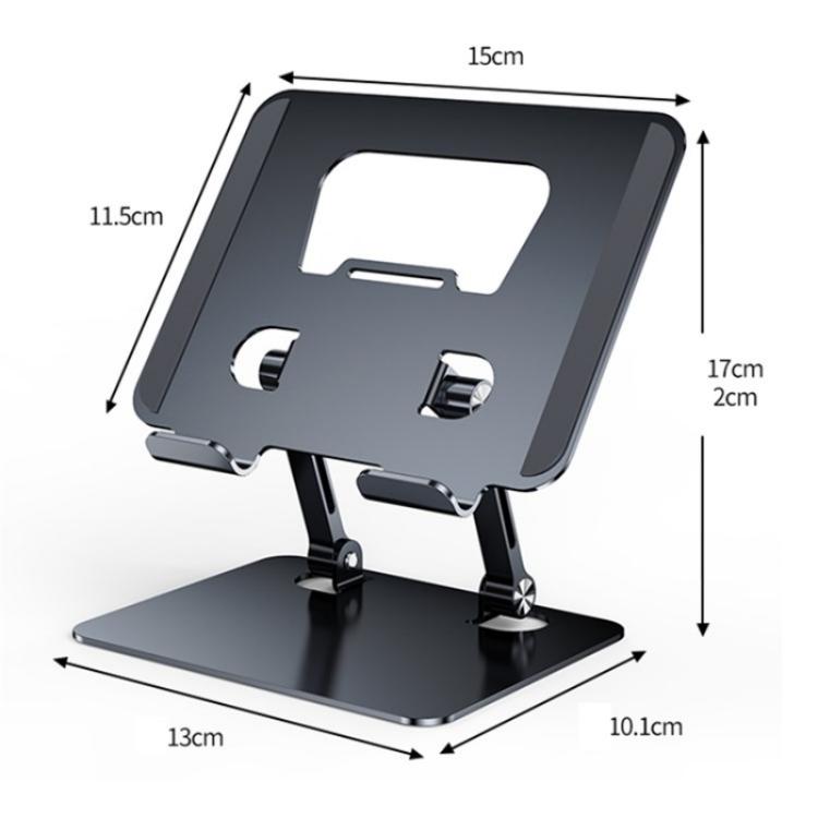 J18S 360 Degree Rotation Desktop Phone Tablet Alloy Steel Holder, J18S