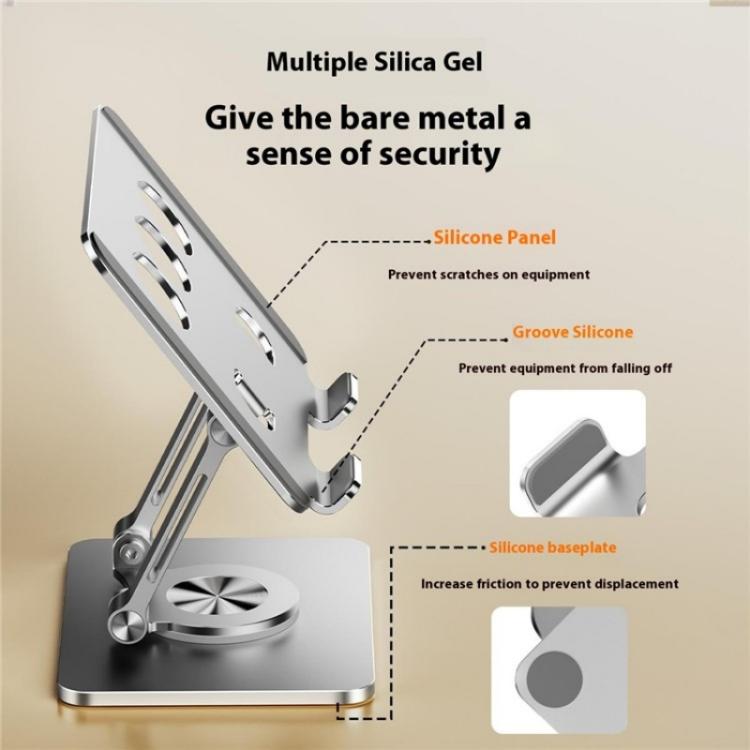 J59 360 Degree Rotating Height Adjustable Tablet Aluminum Alloy Desktop Holder, J59