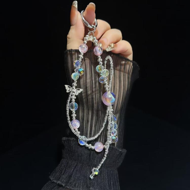 Heidi Pearl Woven Bow Mobile Phone Chain