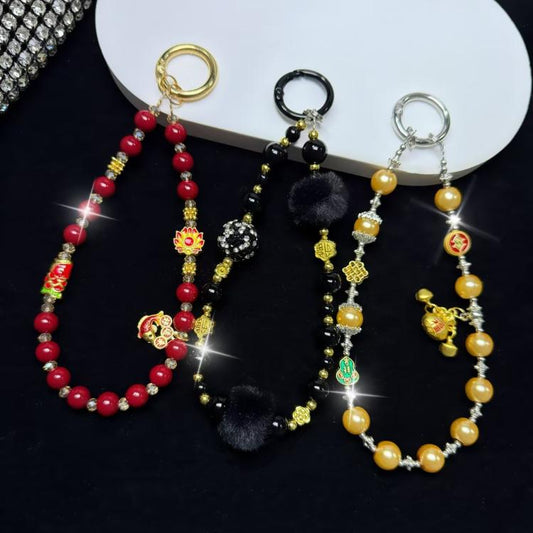 Good Luck Comes To The God Of Wealth Auspicious Phone Chain