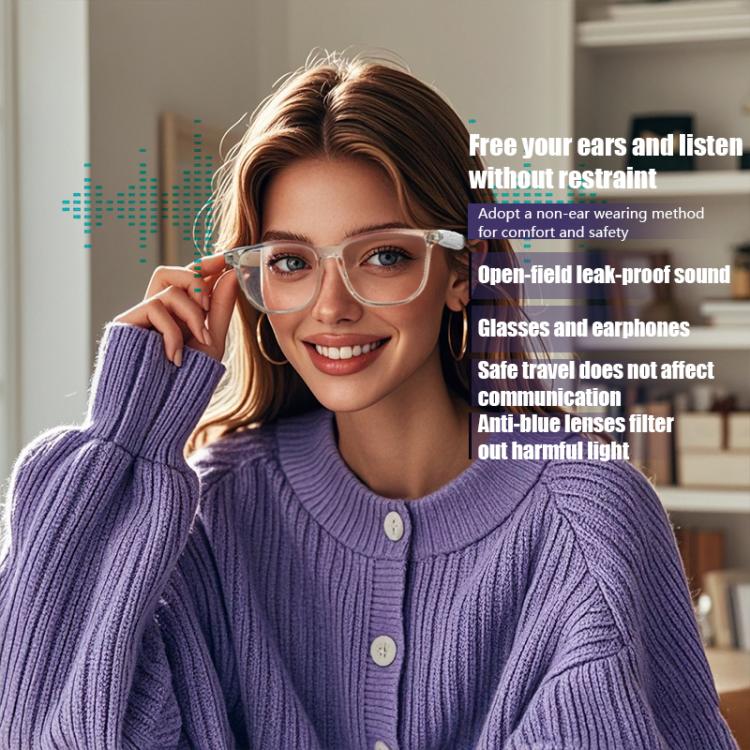 GS03 Smart Glasses, Support AI Smart Chip / Outdoor Sports / Bluetooth Call / Remote Control Photography