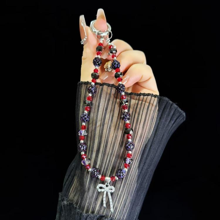 Colored Clay Bow Fashion Phone Chain