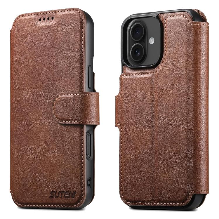 Suteni Q05 2-in-1 Multi-function Detachable Wallet MagSafe Phone Case