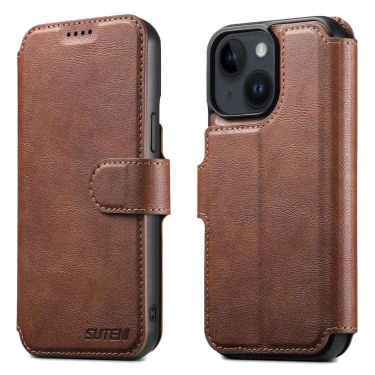Suteni Q05 2-in-1 Multi-function Detachable Wallet MagSafe Phone Case