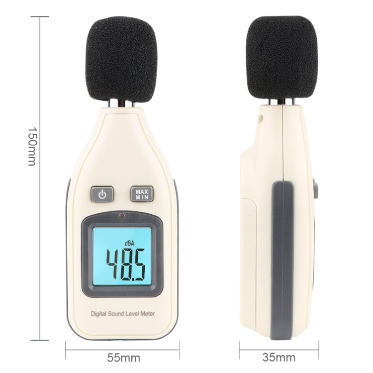 GM1351 30-130dB Digital Sound Level Meter Meters Noise Tester In Decibels LCD Screen