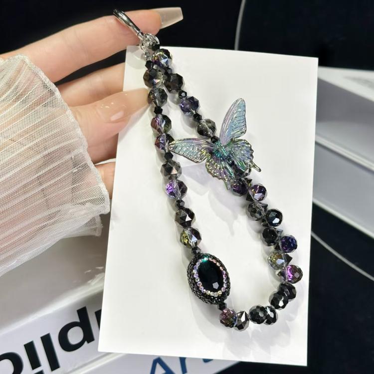 Heavy Industry Diamond-Rncrusted Sparkle Retro Phone Chain