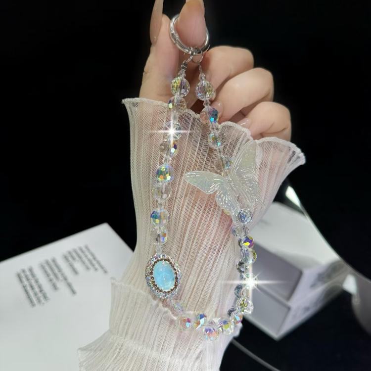 Heavy Industry Diamond-Rncrusted Sparkle Retro Phone Chain