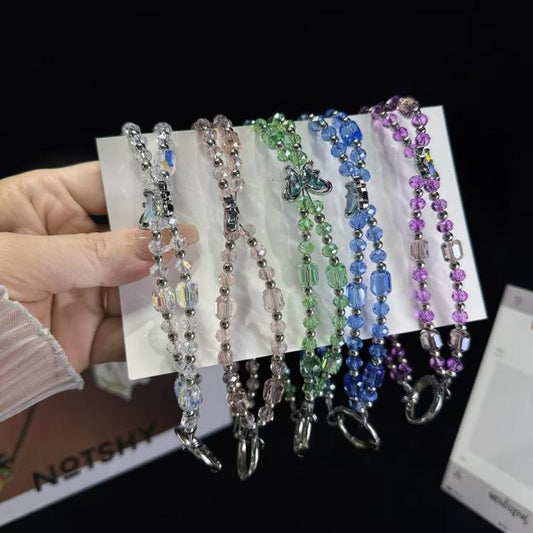 Simple Double Butterfly Phone Chain