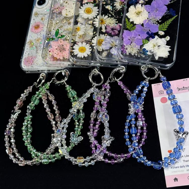 Simple Double Butterfly Phone Chain