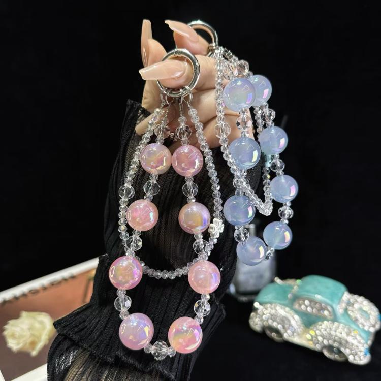 Laser Luminous Beads Phone Chain