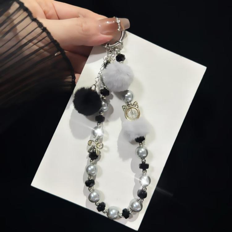 Small Hairball Pearl Mobile Phone Chain