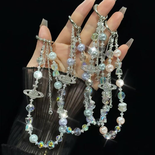 Asteroid Pearl Mobile Phone Chain