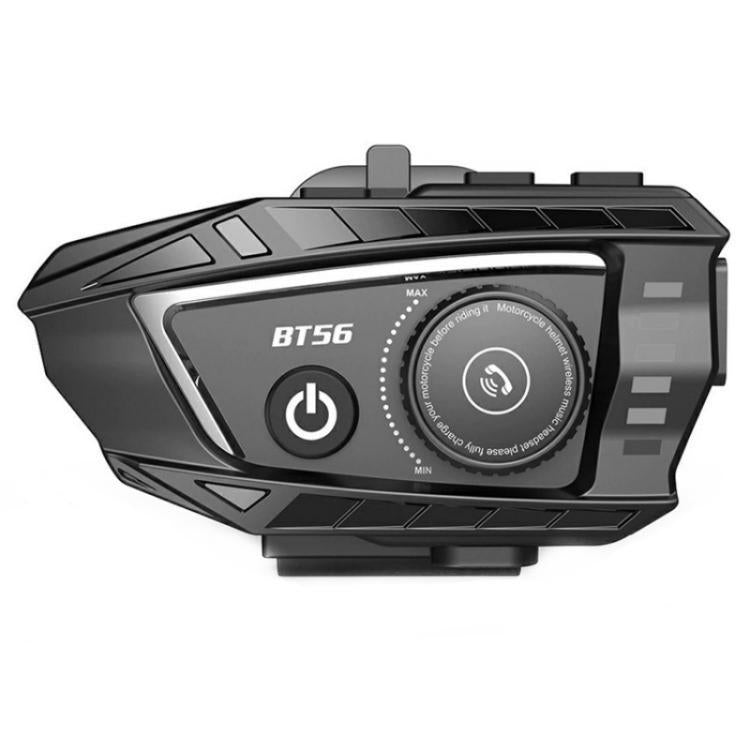BT56 Rhythm Light Effects Motorcycle Helmet Headphone Bluetooth-Compatible Music Headset, BT56