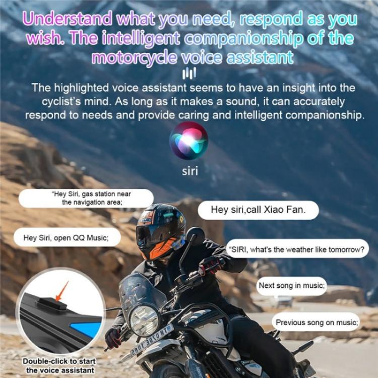 JYD-C68 Motorcycle Riders Helmet Hands-Free Wireless Bluetooth Music Headset, JYD-C68