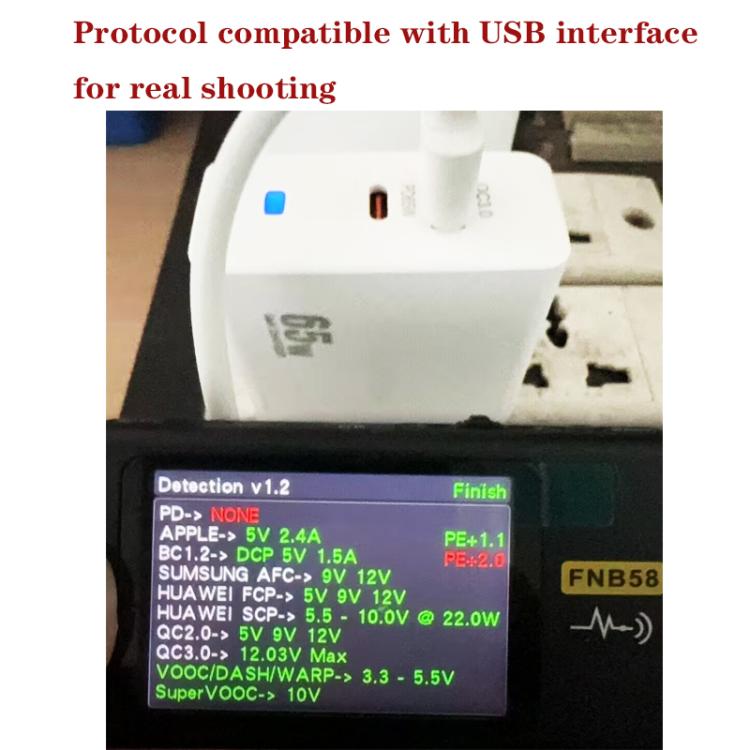 PD41 GaN PD 45W + USB Charger with USB-C to USB-C / 8 Pin Data Cable for iPhone, EU Plug, EU Plug