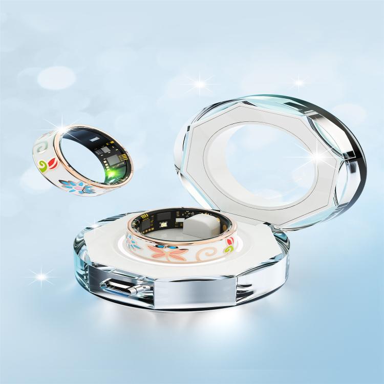 R18 SIZE 7 Smart Ring, Support Heart Rate / Blood Oxygen / Sleep / Care For Faimilies