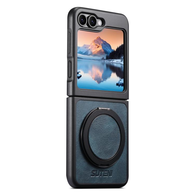 Suteni G3 Oil Wax 360 Rotation Holder MagSafe Back Phone Case, For Galaxy Z Fold8 Ultra 5G, For Galaxy Z Fold7 5G, For Galaxy Z Flip7 5G, For Galaxy Z Flip6, For Galaxy Z Fold6, For Galaxy Z Fold5, For Galaxy Z Flip5