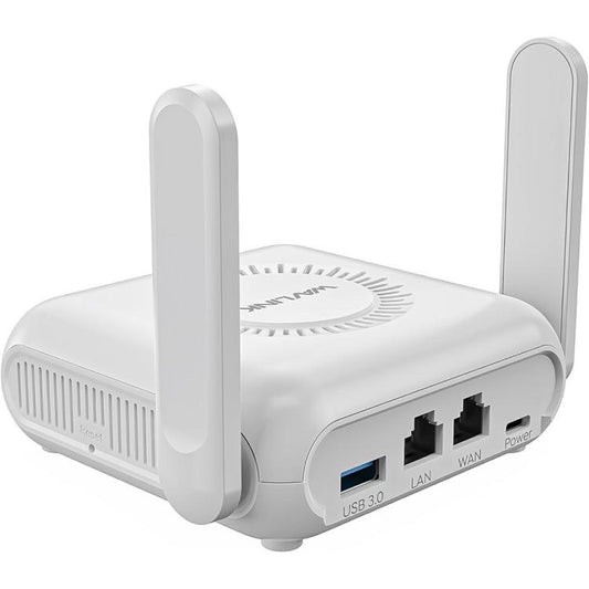 WAVLINK WNT100X3 AX3000 160MHz MU-MIMO OFDMA VPN Dual Band WiFi 6 Travel Router