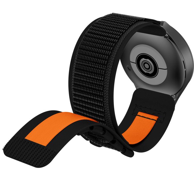 Universal Braided Cord Nylon Hook and Loop Fastener Watch Band, 20mm, 22mm
