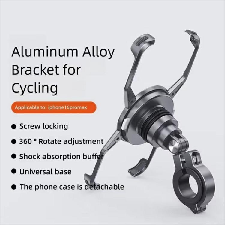 For iPhone 16 Pro Max Z10 Anti Shake Cycling Bracket Motorcycle Mount Magnetic Phone Holder