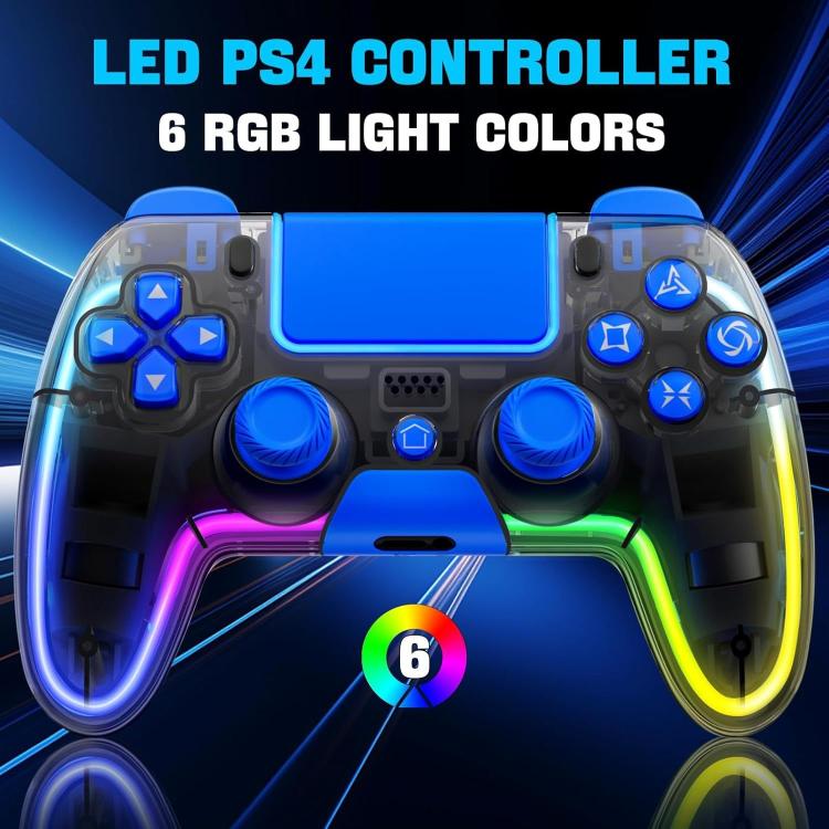 Dual Hall Effect Joystick Game Controllers, For Sony PS4