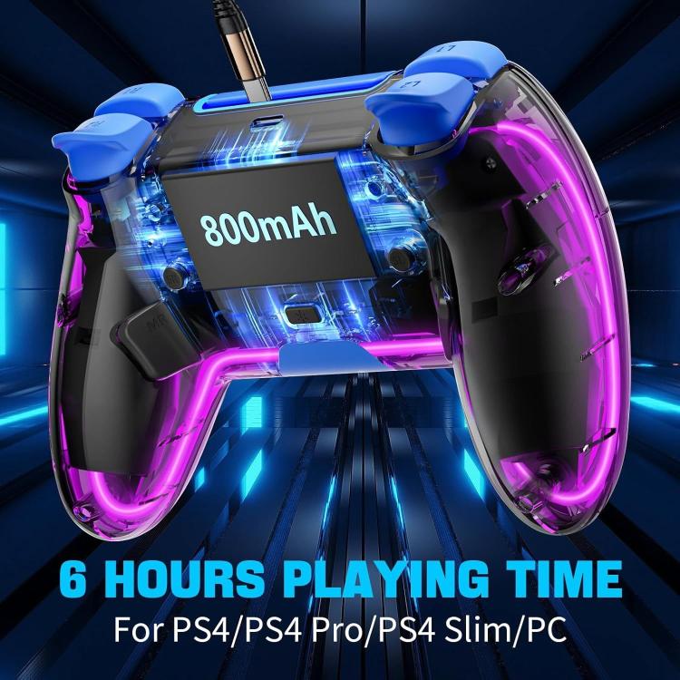 Dual Hall Effect Joystick Game Controllers, For Sony PS4