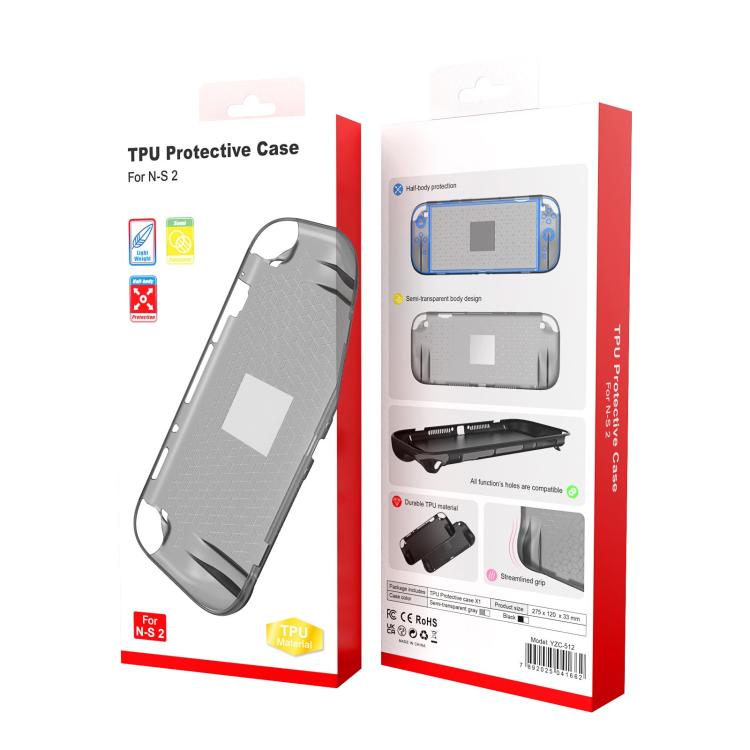 Game Console Anti-slip Integrated TPU Protective Case, For Nintendo Switch 2