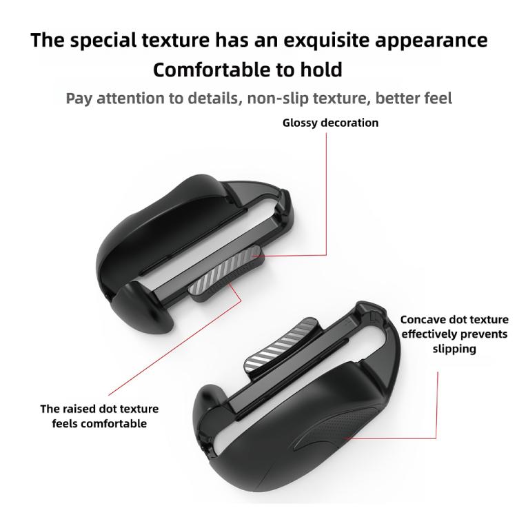 Mini Portable Mouse with Left and Right Gaming Hand Controllers, For Nintendo Switch 2