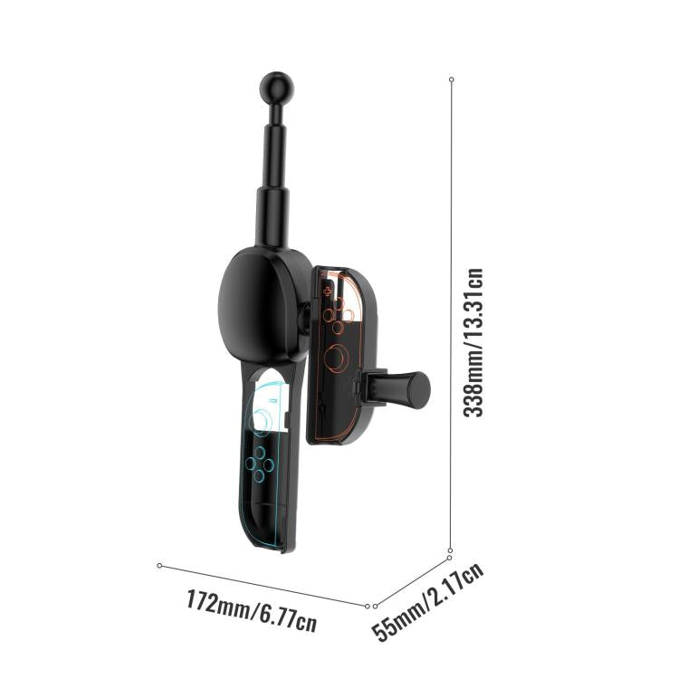 Left and Right Handle Fishing Rod Grip, For Nintendo Switch 2