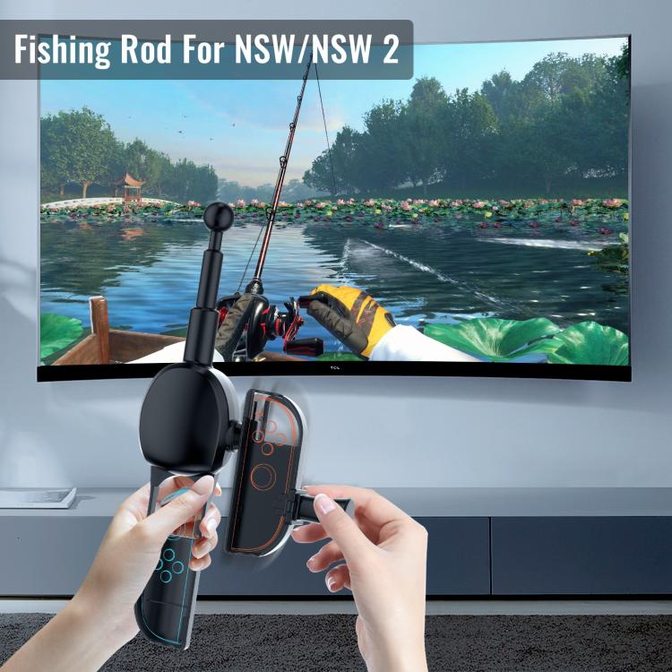 Left and Right Handle Fishing Rod Grip, For Nintendo Switch 2