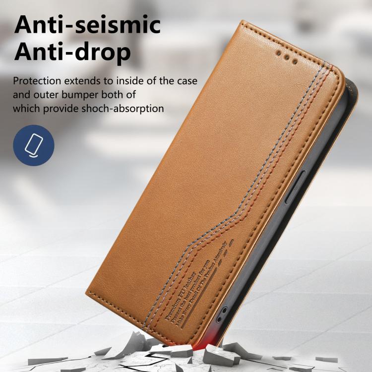 Elastic Wristband Magnetic Suction Leather Phone Case