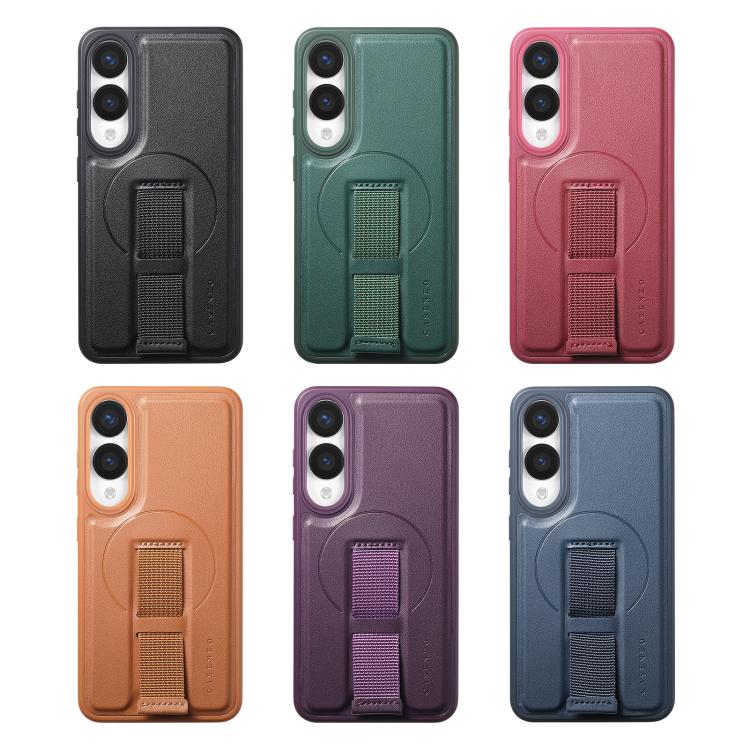 CaseNeo Finger Grip Strap MagSafe Back Phone Case, For Samsung Galaxy S25 Edge 5G, For Samsung Galaxy S25 Ultra 5G, For Samsung Galaxy S24 / S25 5G, For Samsung Galaxy S24+ / S25+ 5G
