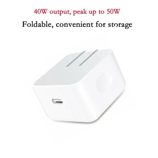 A3365 PD40W USB-C / Type-C Interface Foldable Plug Charger, US Plug