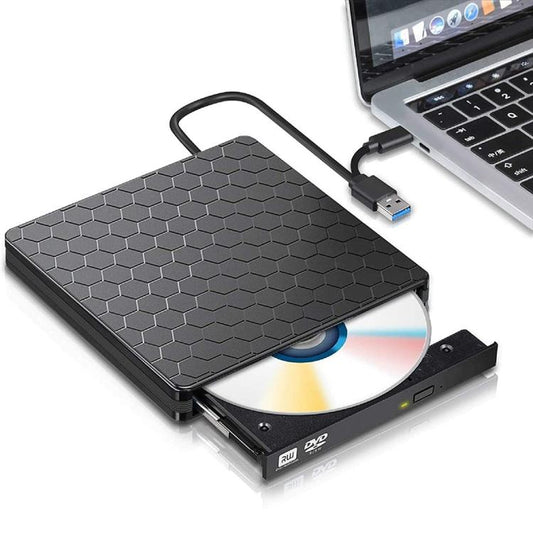 BT686 External DVD Drive USB 3.0 / Type-C Portable Optical Drive / CD Burner For Desktop / Laptop