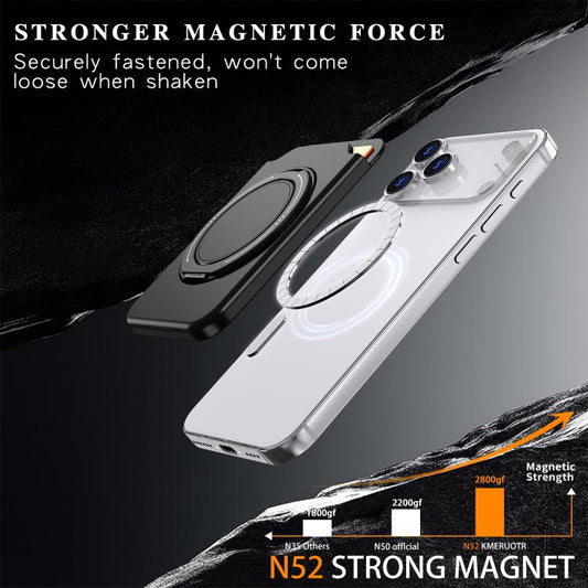 Colourful Ring MagSafe Magnetic 360-Degree Rotating Stand Card Holder
