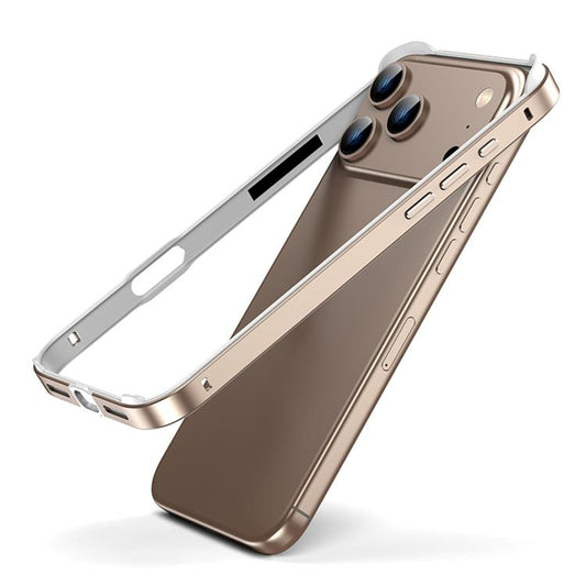 Handyhülle aus Metall-Hybrid-Silikon mit vier Eckenschutz, stoßfest und kühlend, für iPhone 17 Pro Max, für iPhone 17 Pro, für iPhone 17, für iPhone Air, für iPhone 16 Pro Max, für iPhone 16 Pro, für iPhone 16 Plus, für iPhone 16