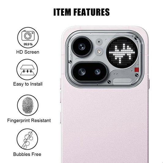 Kalebol Transparent HD Anti-Fingerprint AR Integrated Camera Lens Tempered Glass Film, For Nothing Phone 4a Pro, For Nothing Phone 4a, For Nothing Phone 3a, For Nothing Phone 3a Pro, For Nothing Phone 2a