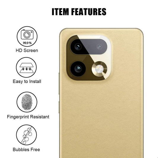 Kalebol Transparent HD Anti-Fingerprint AR Integrated Camera Lens Tempered Glass Film, For Realme 16 Pro+, For Realme GT 8 Pro Global, For Realme P4x, For Realme P4 Pro 5G, For Realme P4 5G, For Realme 15T, For Realme 15 Pro, For Realme 15, For Realme ...