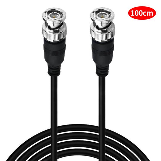 JUNSUNMAY Male to Male RG59U BNC Extension Cable for Video Security Camera CCTV Systems, 50cm, 100cm, 150cm