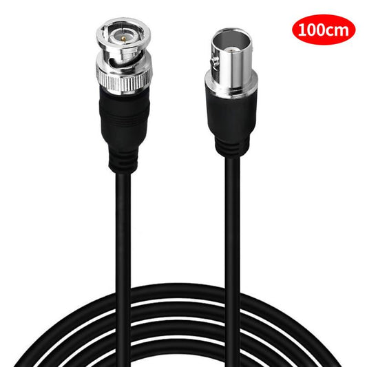 JUNSUNMAY Male to Female RG59U BNC Extension Cable for Video Security Camera CCTV Systems, 50cm, 100cm, 150cm