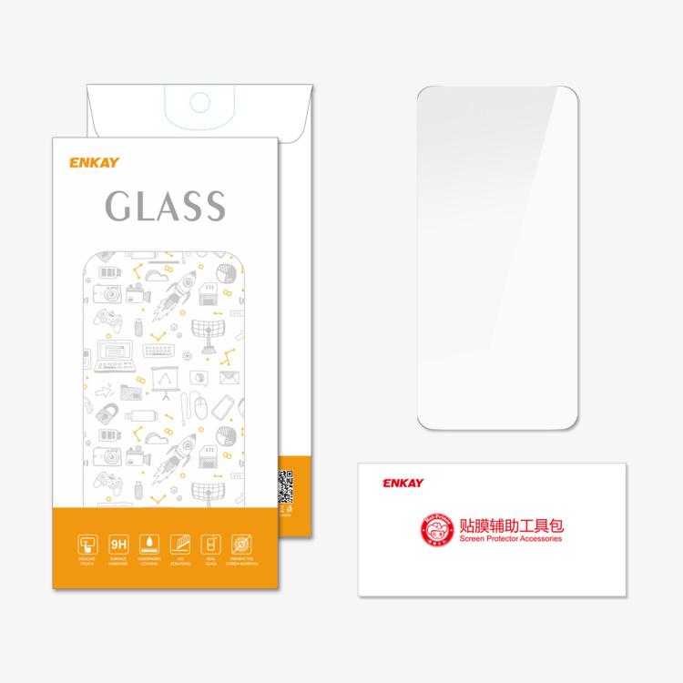 ENKAY 9H Big Arc Edge High Aluminum-silicon Tempered Glass Film, For Tecno Camon 50 4G