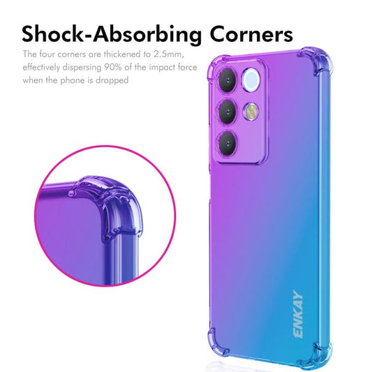 ENKAY Hat-Prince Gradient Airbag TPU Phone Case, For Realme C85 4G / 15x 5G